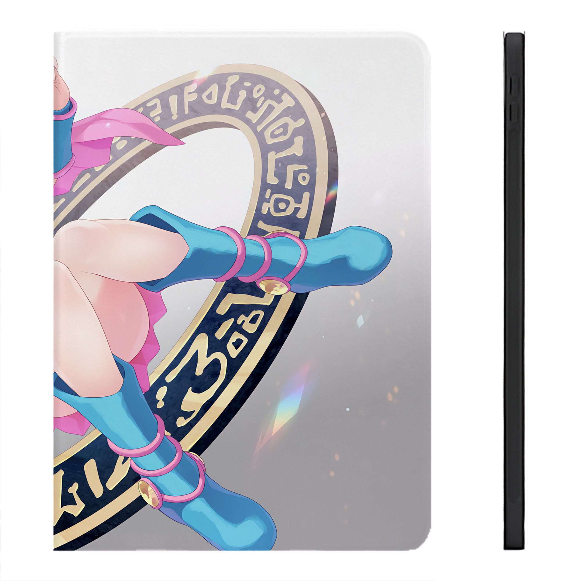 （画像用） 遊☆戯☆王 Yu-Gi-Oh! IPadケース ペンホルダー付き ブックスタイルデザイン